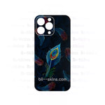 Skin Posterior Hilos 3D Feathers para iPhone