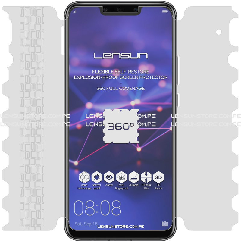 Lensun 360 Auto-regenerable Nano Protector Para Pantalla Completa Para Mate 20 Lite