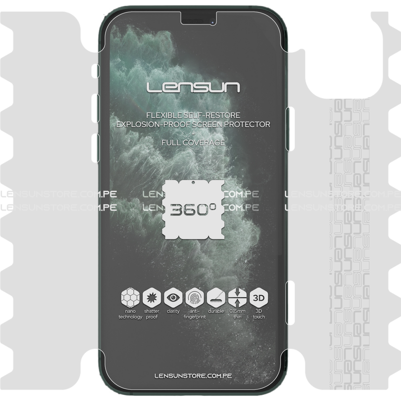 Lensun 360 Selfrestore Shield Protector Para Pantalla Completa IPhone 11 Pro