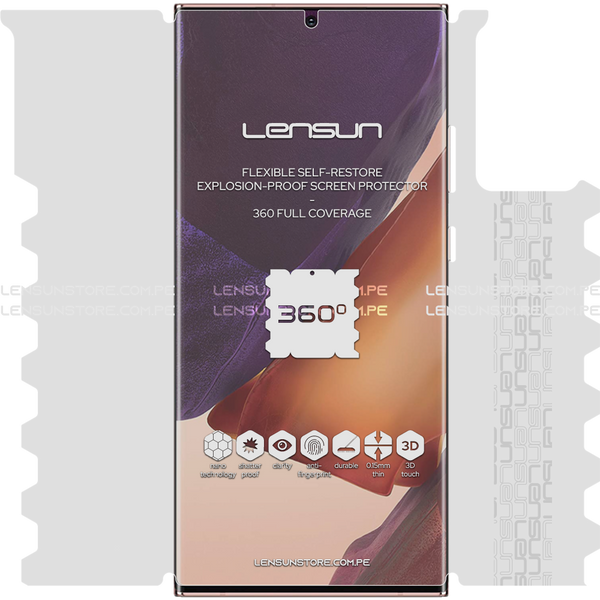 Lensun 360 Selfrestore Protector Pantalla Completa Xiaomi Redmi Note 9