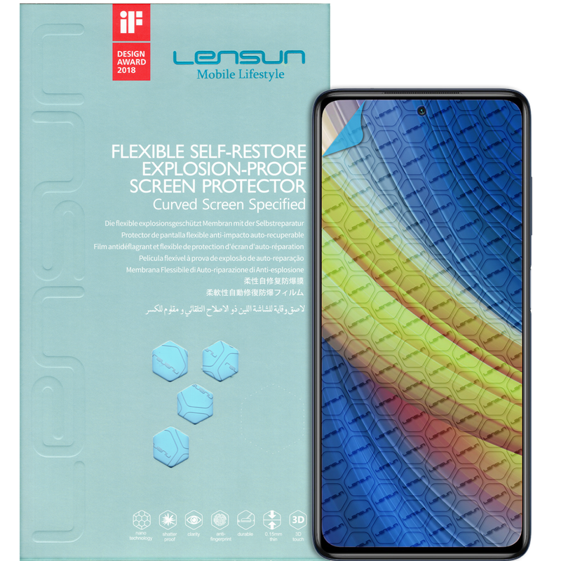 Lensun Original Nano Protector de Pantalla Anti Shock X3 Pro