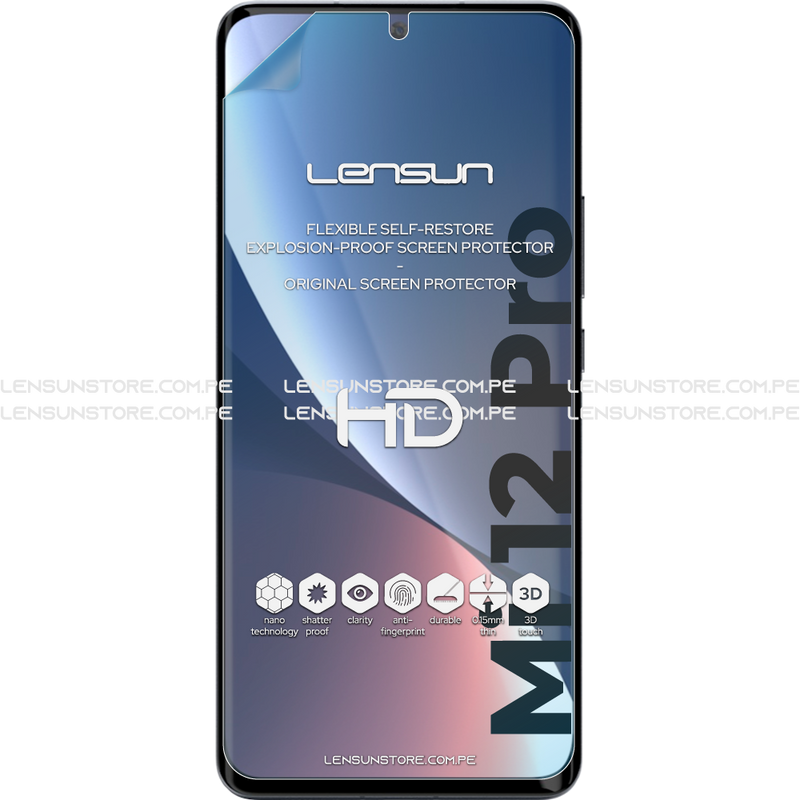 Lensun Protector de Pantalla HD Shield Xiaomi Mi 12 Pro