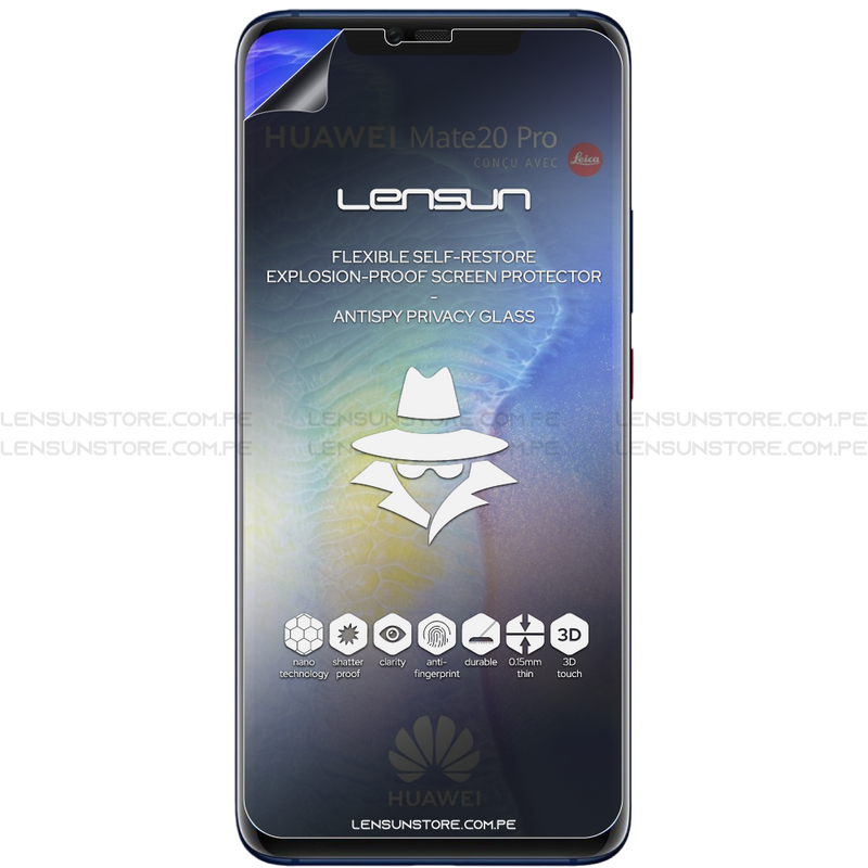 Lensun Protector de Pantalla Matte Anti Spy Shield Huawei Mate 20 Pro