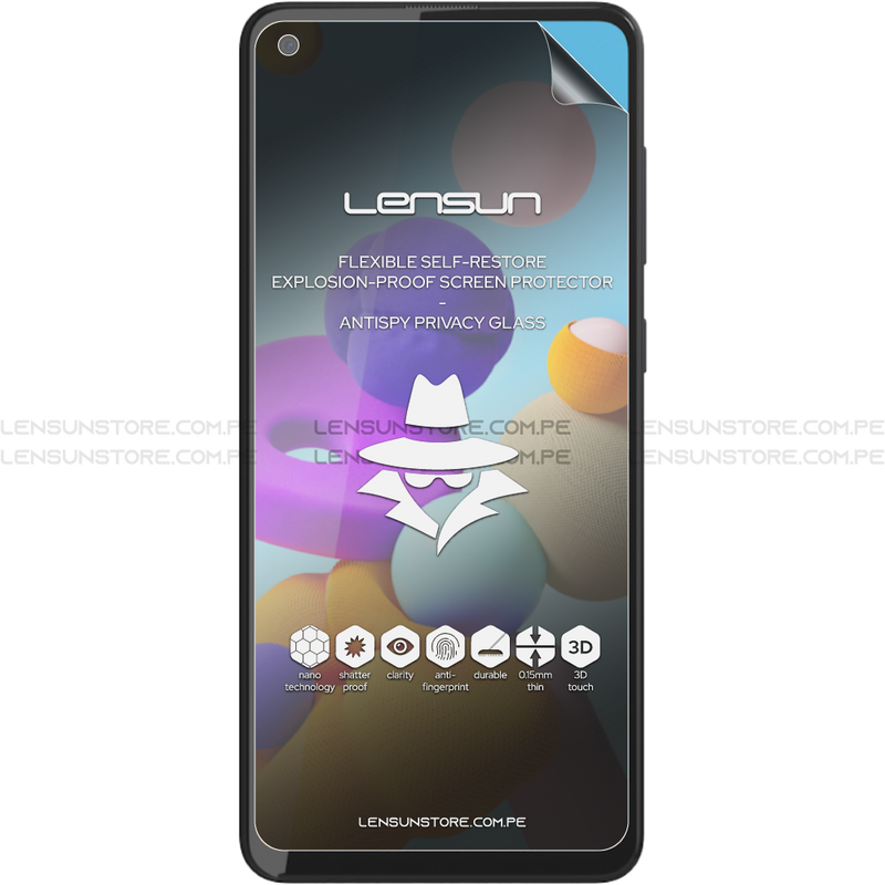 Lensun Protector de Pantalla Matte Anti Spy Shield Samsung Galaxy A21S