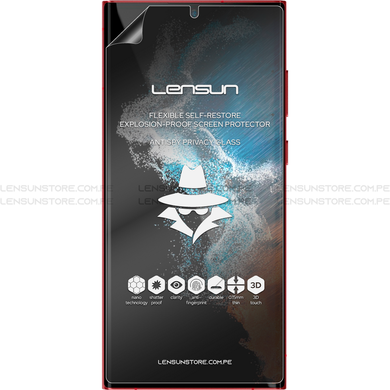 Lensun Protector de Pantalla  Matte Anti Spy Shield Samsung Galaxy S22 Ultra