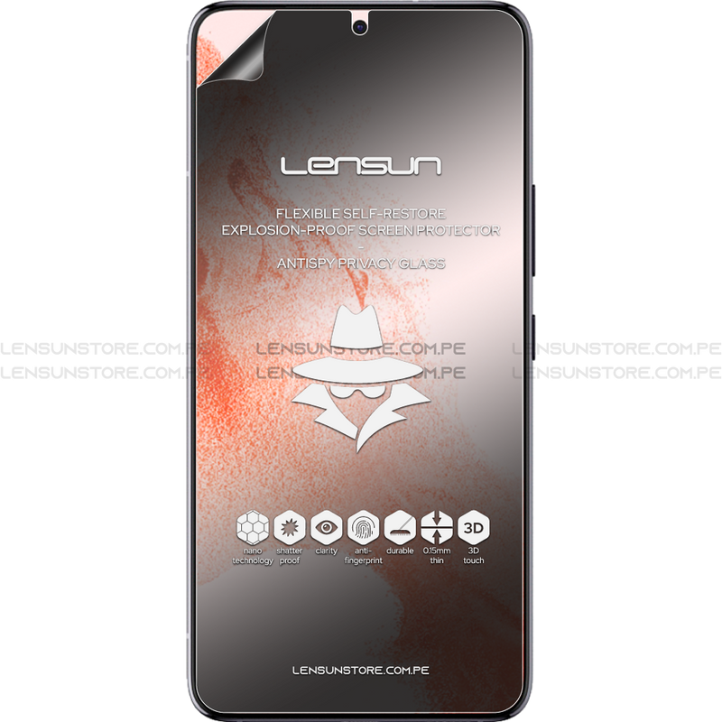 Lensun Protector de Pantalla Matte Anti Spy Shield Samsung Galaxy S22