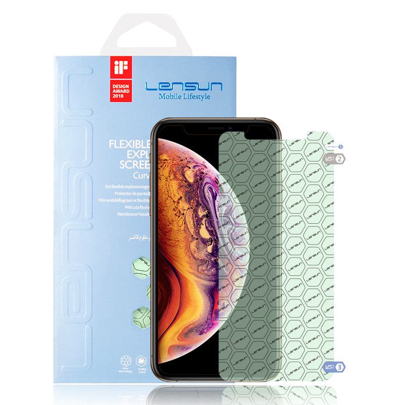 Lensun Auto-regenerable Nano Protector Para Pantalla Para iPhone Xs Max