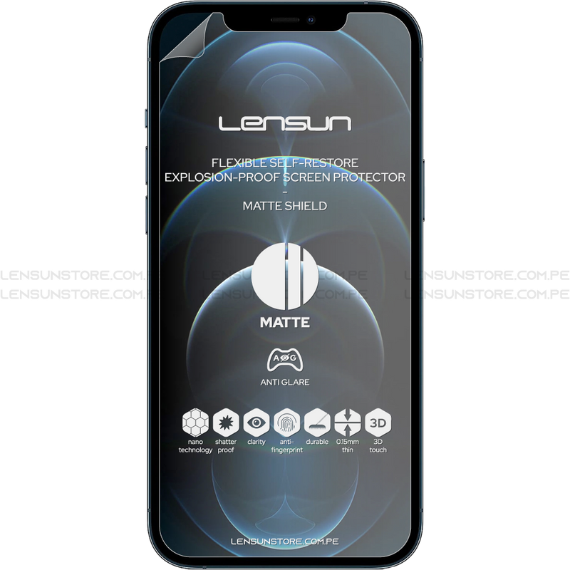 Lensun Protector de Pantalla  Matte Shield IPhone 12 Pro Max